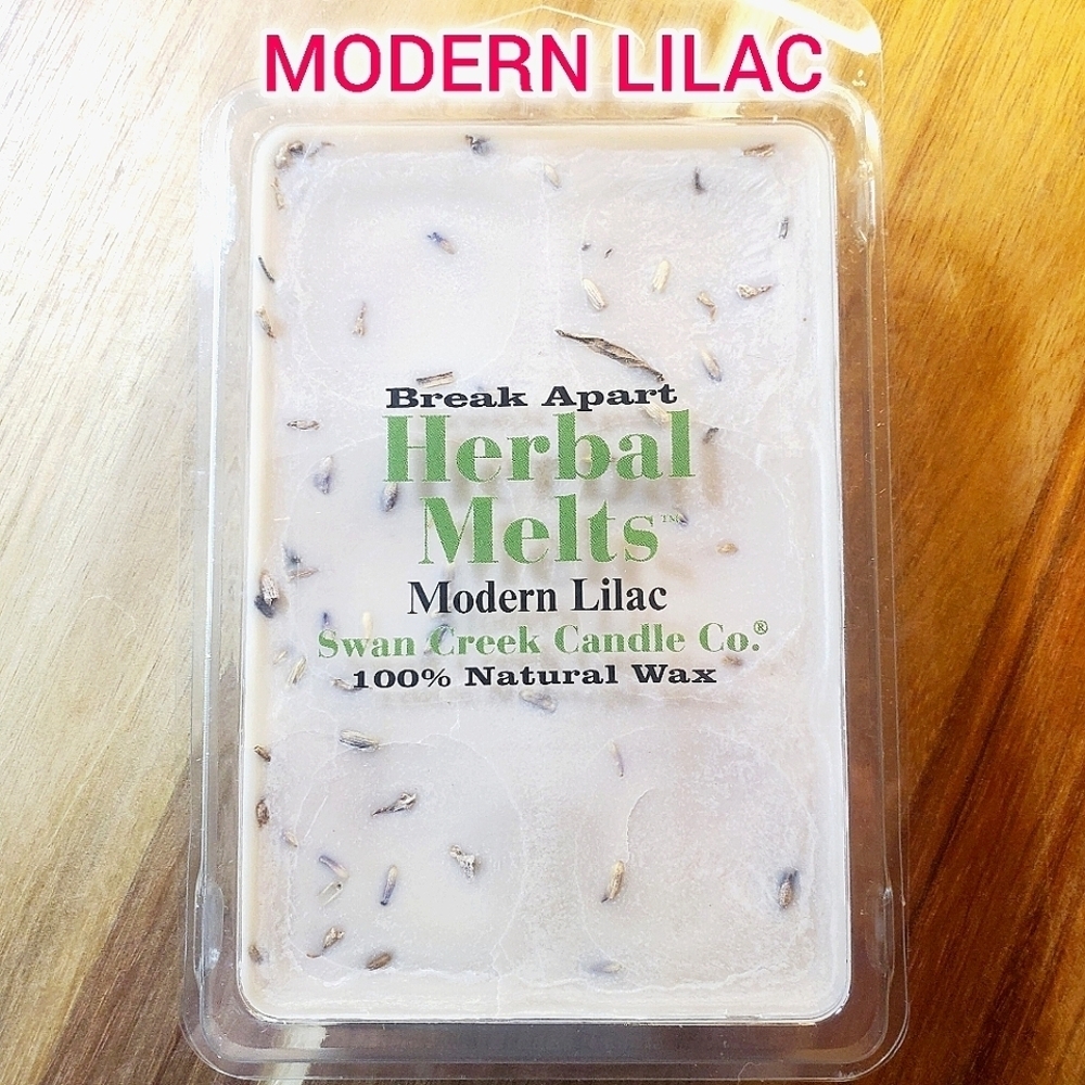 MODERN LILAC by SWAN CREEK CANDLE CO. Herbal Melts 100% Natural Wax 5.25 oz NWT
